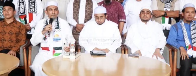 
					Foto: konferensi pers Panitia Reuni 212 2025, Ahad (23/11/2025)