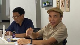 Bambang Harimurti dalam Program INAnews (kanan), bersama Pemimpin Redaksi INANEWS,  Muhamad Helmi Romdhoni di Jakarta, Rabu (12/11/2025) - ( foto : INAnews)