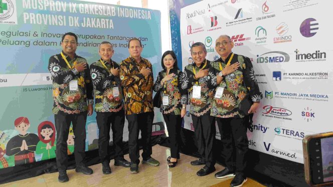 
					MUSPROV IX Gakeslab DK Jakarta,  Menjawab Tantangan “Regulasi dan Inovasi Merupakan Tantangan dan Peluang dalam Kemandirian Alkes Indonesia”