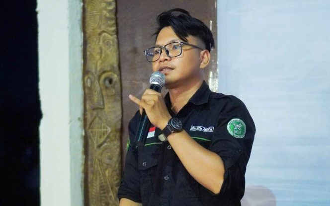 Koordinator Aliansi Masyarakat Peduli Buton Tengah (AMPB) Muh. Rizal Akbar Hidayat.