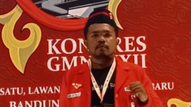 Sekretaris Cabang GMNI Baubau, Sarman.