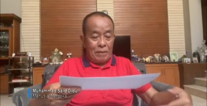 
					Foto: Said Didu/tangkapan layar