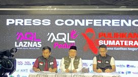 Foto: Pembina Laznas AQL Peduli, Ustaz Bachtiar Nasir ungkap kondisi korban bencana Sumatra, Ahad (14/12/2025)