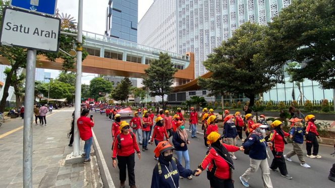 
					Foto: massa aksi GEBRAk, Rabu (10/11/2025), dok. ist