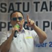 Haidar Alwi pada saat bicara di acara Diskusi Publik Nasional dengan tema Satu Tahun MBG dan Peran Polri di SPPG yang dilaksanakan INANEWS pada Senin 15 Desember 2025 di Jakarta ( foto : INAnews)