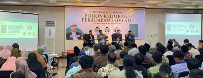 
					Foto: peluncuran buku terbaru karya Prof. Wan Mohd Nor Wan Daud 