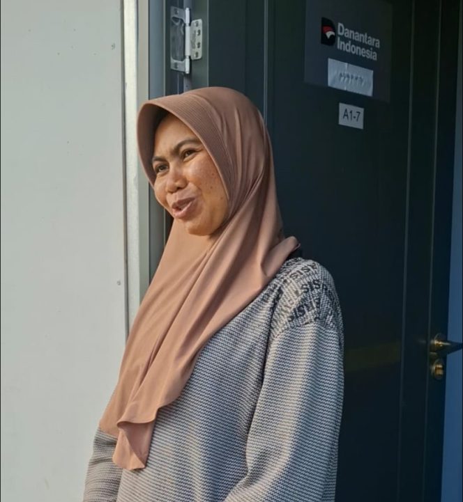 
					Foto: Sapitri, penghuni Rumah Hunian Sementara (Huntara) di Aceh Tamiang, dok. ist