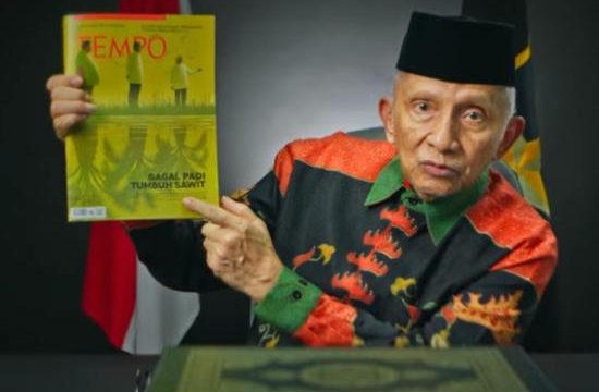 Foto: Amien Rais/tangkapan layar