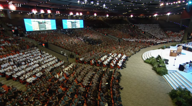 Foto: penampakan peserta Rakornas 2026 di Sentul/tanngkapan layar