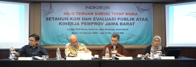 
					Foto: rilis temuan survei tatap muka 