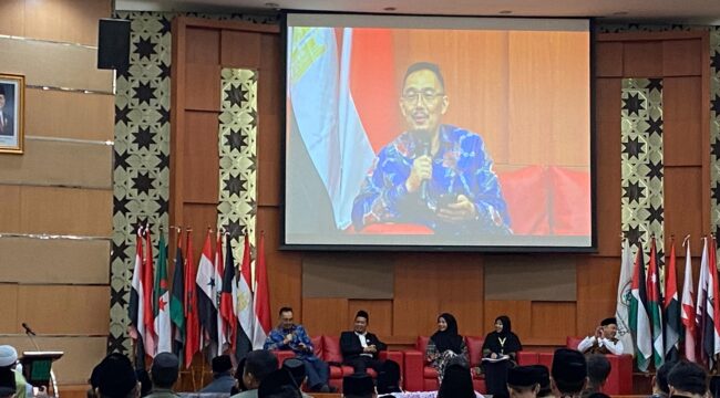 Foto: M Syafii Antonio di Halalbihalal JATTI, Ahad (19/4/2026), di Jakarta