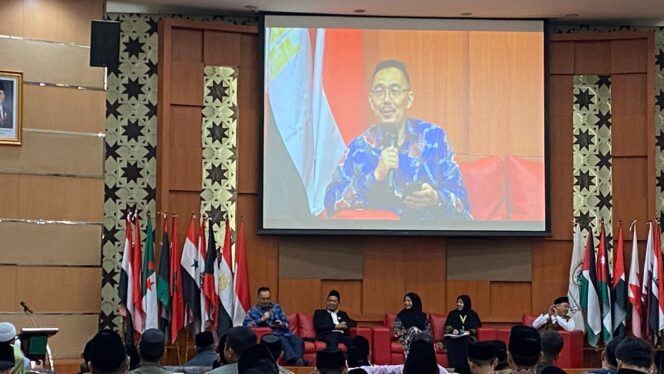 
					Foto: M Syafii Antonio di Halalbihalal JATTI, Ahad (19/4/2026), di Jakarta