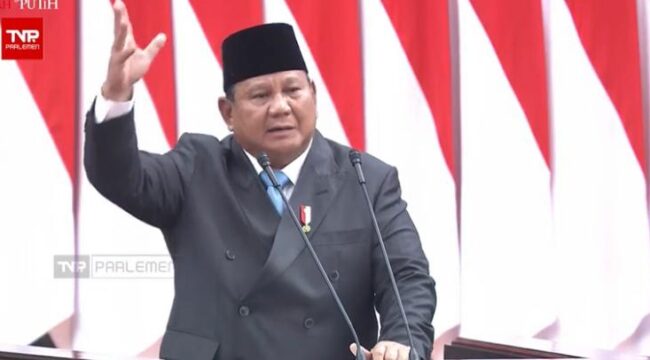 Foto: Prabowo Subianto/tangkapan layar