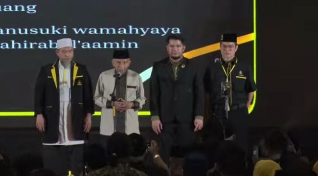 Foto: terkait Milad 5 Partai Ummat/tangkapan layar