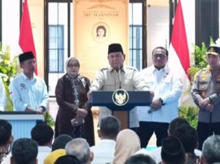 Foto: peresmian Museum Ibu Marsinah oleh Prabowo/tangkapan layar