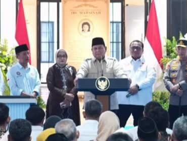 Foto: peresmian Museum Ibu Marsinah oleh Prabowo/tangkapan layar