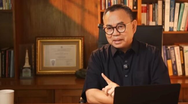 Foto: Sudirman Said/tangkapan layar