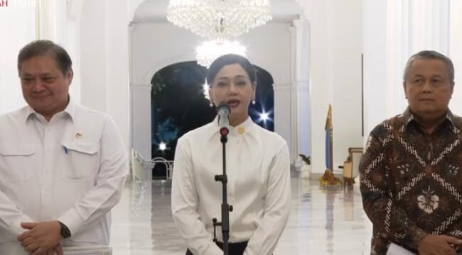 Foto: Friderica Widyasari Dewi (tengah)/tangkapan layar