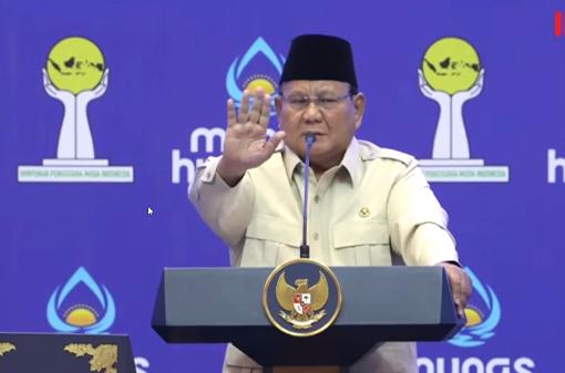 Foto: Prabowo Subianto/tangkapan layar