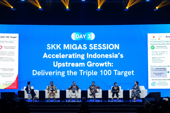 
					SKK Migas dalam event IPA Convex 2026 di ICE BSD Tangerang, Banten, pada 22 Mei 2026 (foto : dok)