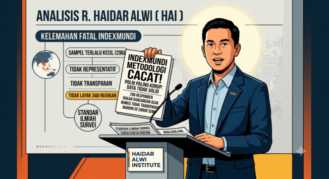 
					Analisis Haidar Alwi Institute: Metodologi IndexMundi Soal Polri Terkorup Cacat dan Tak Layak Rujukan