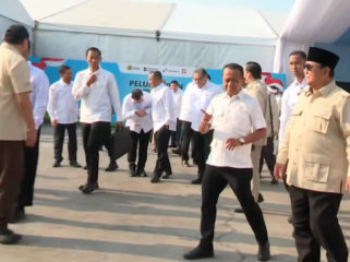 Foto: Bahlil Lahadalia-Prabowo Subianto/tangkapan layar