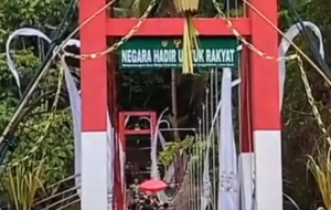 Jembatan Pongpet Ambruk Saat Diresmikan Bupati Pangandaraan, TNI AD Berikan Klarifikasi