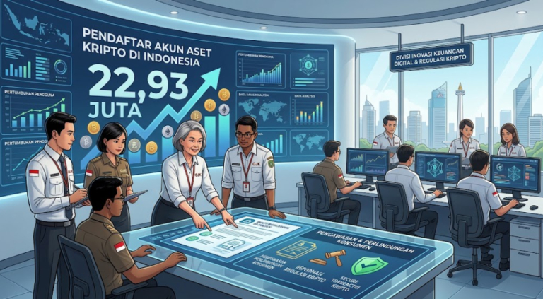 Akun Aset Kripto RI Tembus 22,93 Juta, OJK Perkuat Regulasi
