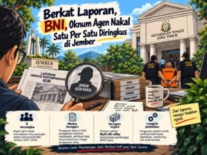 Penyimpangan KUR, BNI Laporkan Oknum Colection Agen Nakal di Jember