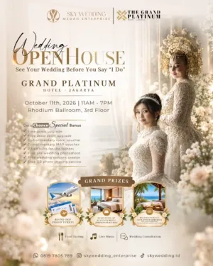 Grand Platinum Jakarta Bersama Sky Wedding Gelar Wedding Open House